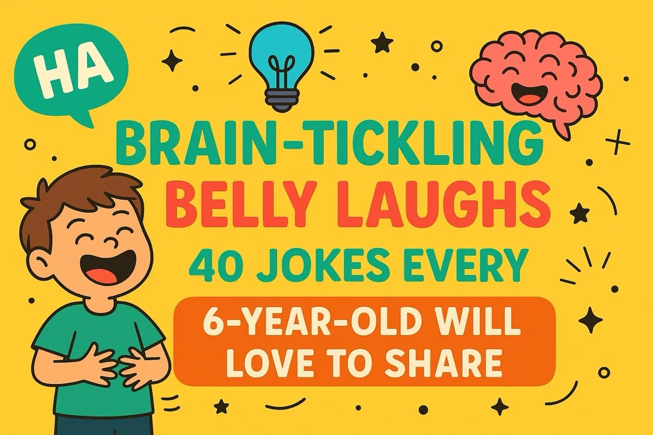 brain tickling belly laughs 40 jokes for 6 year olds Large